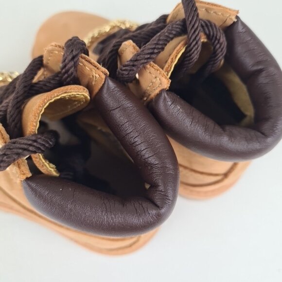 Timberland 6In Premium TODDLER Boots Outdoors Wheat Gold Leather Size 4C - Picture 6 of 10